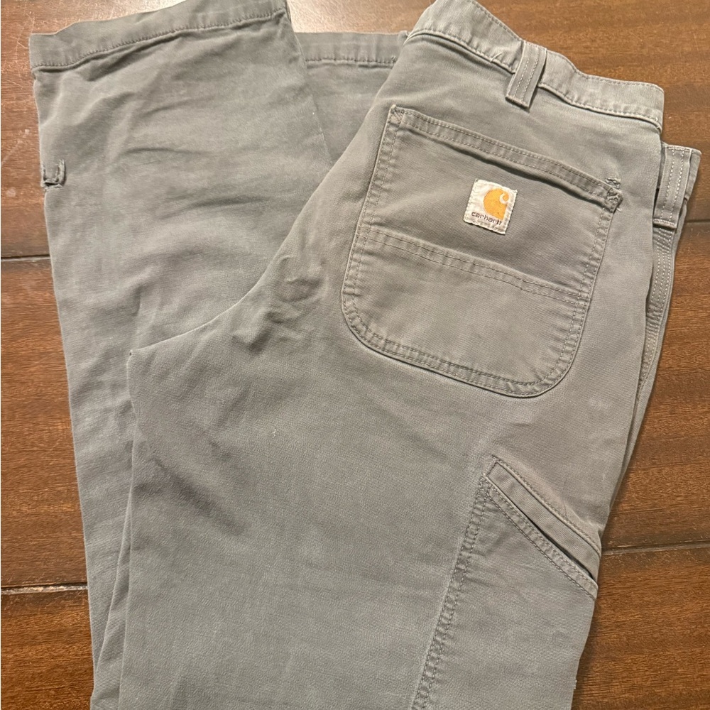 Carhartt Relaxed Fit Work Pants 34x32 – Gray Canvas